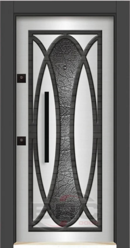 OLBA 702 Dış İklim 3D Sac Metal kapı modeli